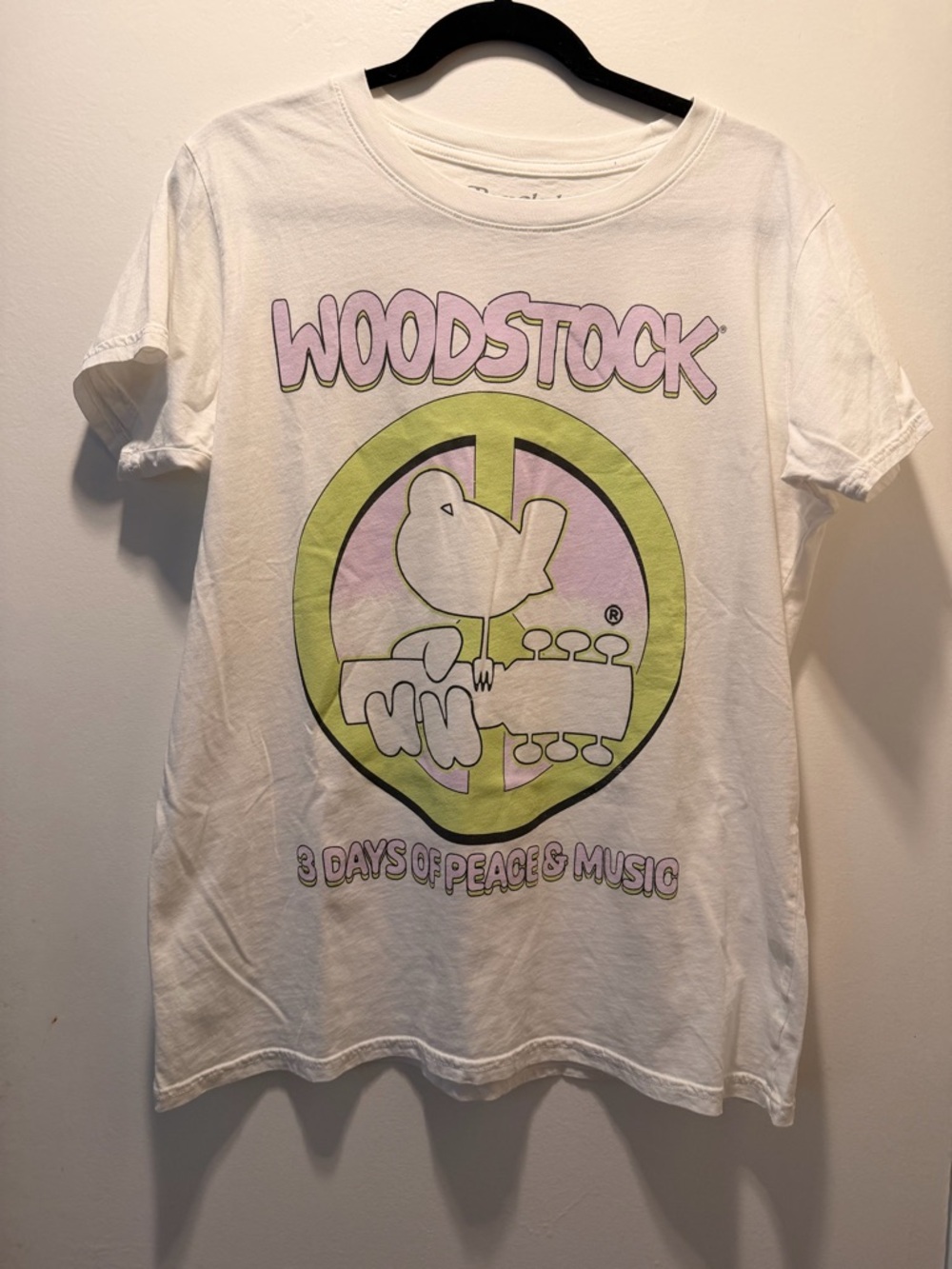 Recycled Karma x Woodstock Graphic Tee | 3 Days of Peace & Music | Size Small - Picture 5 of 7